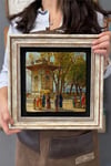 Oscar Stone Decor Çerçeveli Tablo Taş Duvar Dekoru 30 X 30 Cm Eski İstanbul Çeşmesi