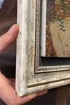 Oscar Stone Decor Çerçeveli Tablo Taş Duvar Dekoru 30 X 30 Cm Gustav Klimt Anne ve Bebek