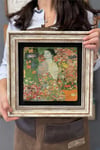 Oscar Stone Decor Çerçeveli Tablo Taş Duvar Dekoru 30 X 30 Cm Gustav Klimt Tablosu