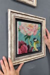 Oscar Stone Decor Çerçeveli Tablo Taş Duvar Dekoru 30 X 30 Cm Kuş Tablosu