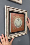 Oscar Stone Decor Çerçeveli Tablo Taş Duvar Dekoru 30 X 30 Cm Ay Yıldız Hilal Tablo