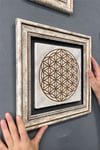 Oscar Stone Decor Çerçeveli Tablo Taş Duvar Dekoru 30 X 30 Cm