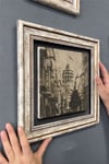 Oscar Stone Decor Çerçeveli Tablo Taş Duvar Dekoru 30 X 30 Cm Istanbul Eski Galata Kulesi