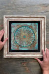 Oscar Stone Decor Çerçeveli Tablo Taş Duvar Dekoru 30 X 30 Cm Eskitme Tablo