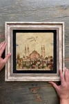 Oscar Stone Decor Çerçeveli Tablo Taş Duvar Dekoru 30 x 30 cm Selimiye Camii
