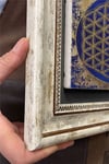 Oscar Stone Decor Çerçeveli Tablo Taş Duvar Dekoru 30 X 30 Cm Yaşam Çiçeği
