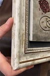 Oscar Stone Decor Çerçeveli Tablo Taş Duvar Dekoru 30 X 30 Cm Osmanlı Kaftan ve Hat Sanatı