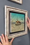 Oscar Stone Decor Çerçeveli Tablo Taş Duvar Dekoru 30 X 30 Cm İstanbul Manzara Tablosu