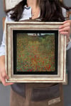 Oscar Stone Decor Çerçeveli Tablo Taş Duvar Dekoru 30 X 30 Cm Gustav Klimt Tablosu