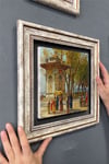 Oscar Stone Decor Çerçeveli Tablo Taş Duvar Dekoru 30 X 30 Cm Eski İstanbul Çeşmesi