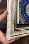 Oscar Stone Decor Çerçeveli Tablo Taş Duvar Dekoru 30 X 30 Cm Nazar Boncuğu Tablosu
