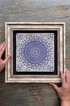 Oscar Stone Decor Çerçeveli Tablo Taş Duvar Dekoru 30 X 30 Cm Nazar Boncukları