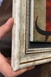 Oscar Stone Decor Çerçeveli Tablo Taş Duvar Dekoru 30 X 30 Cm Vav Elif Tablosu