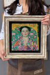 Oscar Stone Decor Çerçeveli Tablo Taş Duvar Dekoru 30 X 30 Cm Gustav Klimt Tablosu
