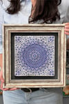 Oscar Stone Decor Çerçeveli Tablo Taş Duvar Dekoru 30 X 30 Cm Nazar Boncukları