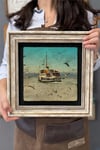 Oscar Stone Decor Çerçeveli Tablo Taş Duvar Dekoru 30 X 30 Cm İstanbul Manzara Tablosu