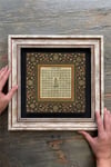 Oscar Stone Decor Çerçeveli Tablo Taş Duvar Dekoru 30 X 30 Cm Esmaül Hüsna
