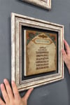 Oscar Stone Decor Çerçeveli Tablo Taş Duvar Dekoru 30 X 30 Cm Ayetel Kürsi Özel Tablo