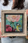 Oscar Stone Decor Çerçeveli Tablo Taş Duvar Dekoru 30 X 30 Cm Kuş Tablosu
