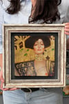 Oscar Stone Decor Çerçeveli Tablo Taş Duvar Dekoru 30 X 30 Cm Gustav Klimt Tablosu