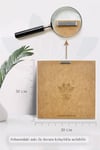 Oscar Stone Decor Çerçeveli Tablo Taş Duvar Dekoru 30 X 30 Cm Nazar Göz Tablosu