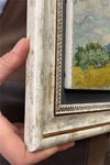 Oscar Stone Decor Çerçeveli Tablo Taş Duvar Dekoru 30 X 30 Cm Van Gogh Tablosu