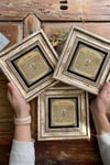 Oscar Stone Decor Çerçeveli Taş Duvar Dekoru Tablo 20x20cm 3'lü Set Esmaül Hüsna