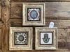 Oscar Stone Decor Çerçeveli Taş Duvar  Dekoru 20 x 20 cm Fatma Ana Eli Desen Çini