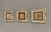 Oscar Stone Decor Çerçeveli Taş Duvar  Dekoru 20 x 20 cm 3 lü set Bereket Allah Dua
