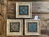 Oscar Stone Decor Çerçeveli Taş Duvar Dekoru Tablo 3'lü Set 20x20cm Desen Seti