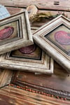 Oscar Stone Decor Çerçeveli Taş Duvar Dekoru Tablo 20x20cm 3'lü Set Bereket Duası Nar