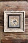 Oscar Stone Decor Çerçeveli Taş Tablo 20x20cm 4'lü Set(464-414-384-345)Nazar Dua Allah Vav Muhammed