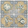 OSCAR STONE DECOR DENİZİN ORTASI 4'lü DOĞALTAŞ BARDAK ALTLIĞI / BA466 (COASTER)