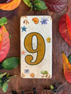OSCAR STONE DECOR DOĞALTAŞ KAPI NUMARASI, BROWN / 9 (DOOR NUMBER)