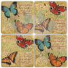 OSCAR STONE DECOR DREAM  4'lü DOĞALTAŞ BARDAK ALTLIĞI / BA253 (COASTER)