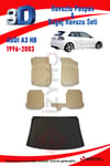 Audi A3 Hb 1996-2003 Bej Havuzlu Paspas ve Bagaj Seti Bizymo