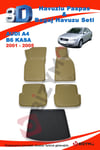 Audi A4 B6 Kasa 2001-2005 Bej Paspas ve Bagaj Havuzu Seti