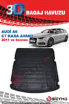 Audi A6 C7 Kasa Avant 2011 ve Sonrası 3D Bagaj Havuzu Bizymo