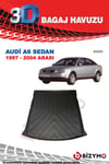 Audi A6 Sedan 1997-2004 3D Bagaj Havuzu Bizymo