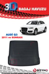 Audi Q3 2011 Ve Sonrası 3D Bagaj Havuzu Bizymo