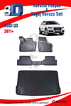Audi Q3 2011 ve Sonrası Paspas ve Bagaj Havuzu Seti