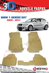 Bmw 1 Serisi E87 2005-2011 Bej 3D Paspas Takımı Bizymo