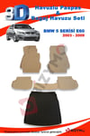 Bmw 5 Serisi E60 Sedan 2003-2009 Bej Paspas ve Bagaj Havuzu Seti