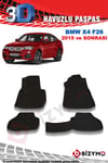 BMW X4 F26 2015 3D Havuzlu Paspas Takımı Bizymo