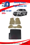 Bmw X4 Suv 2015+ Bej Havuzlu Paspas ve Bagaj Seti Bizymo