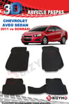 Chevrolet Aveo Sedan 2011 Ve Sonrası 3D Paspas Takımı Bizymo