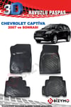 Chevrolet Captiva 2007 Ve Sonrası 3D Paspas Takımı Bizymo