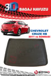 Chevrolet Cruze Hb 2011 Ve Sonrası 3D Bagaj Havuzu Bizymo