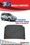 Citroen Berlingo 2008-2018 3D Bagaj Havuzu Bizymo