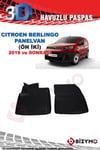 Citroen Berlingo Panelvan 2019+ 3D Havuzlu Paspas Takımı Bizymo